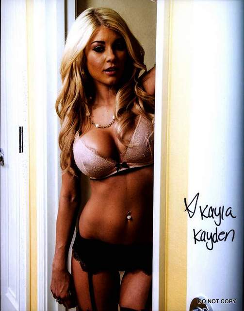 Kayla Kayden Autographed